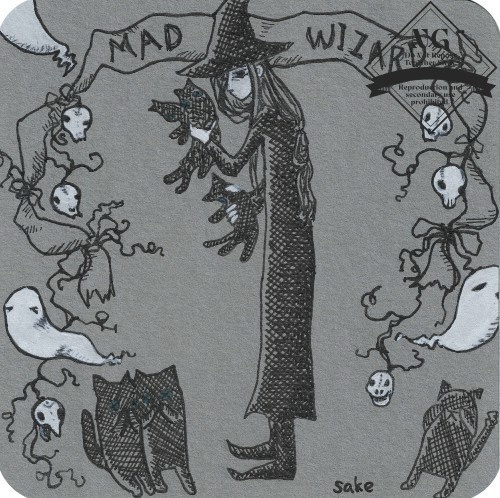 ペン原画 魔法使いとツノ骨①②