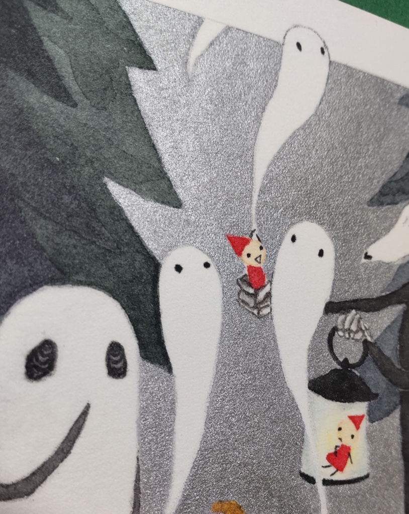 原画 「年に一度のハロウィンに」