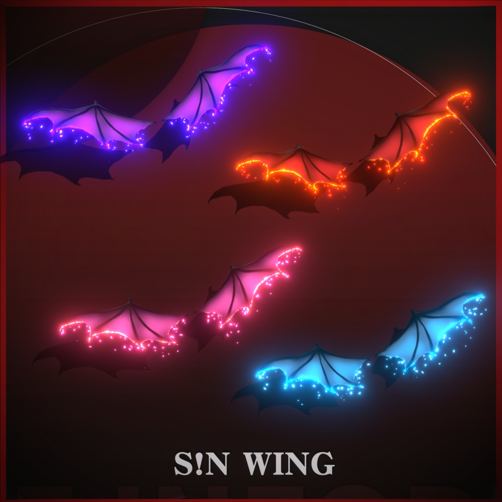🎁Sale【12Avatar対応】✨S!N WING ✨
