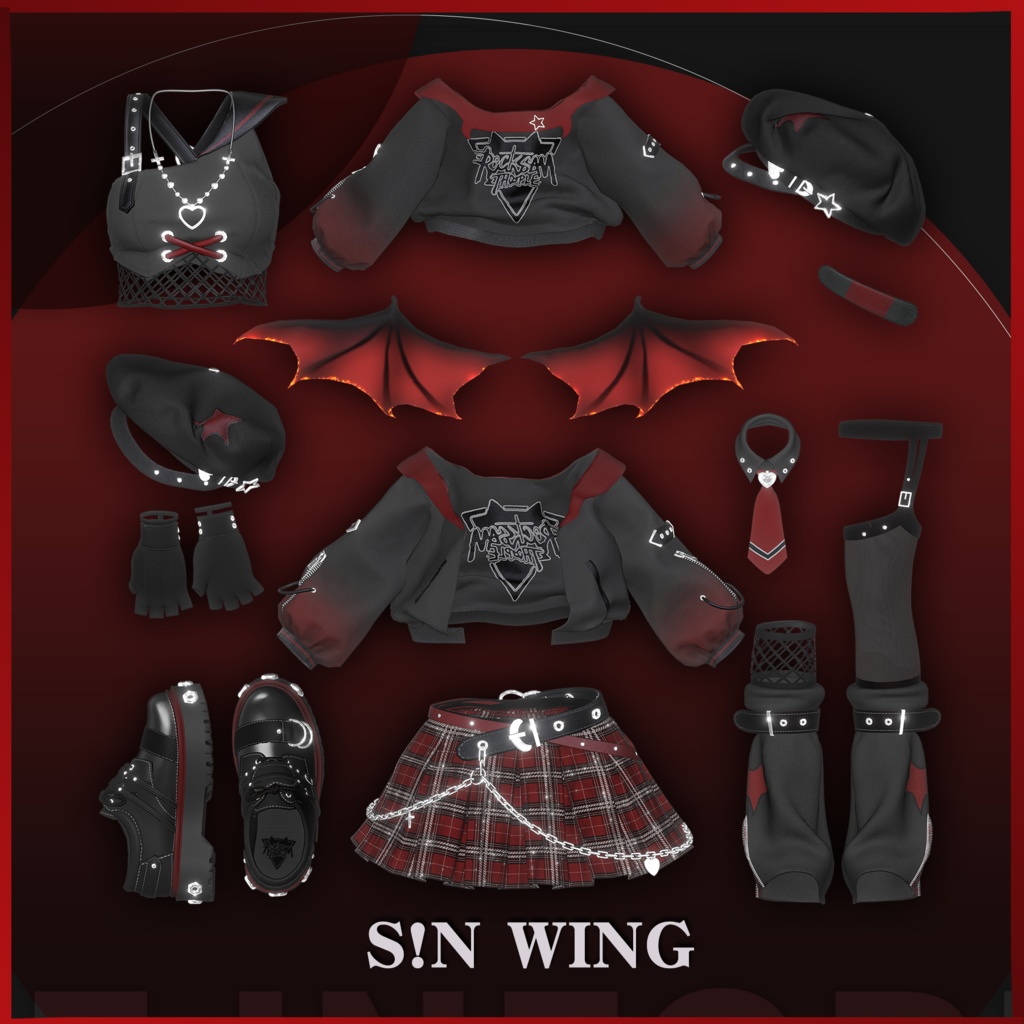 🎁Sale【12Avatar対応】✨S!N WING ✨