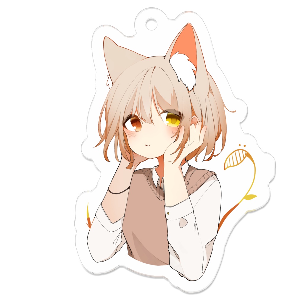 けもみみアクリルキーホルダー