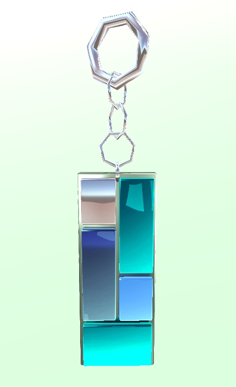 (無料!)タイル風イヤリング