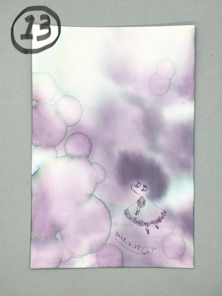 綿毛ちゃんドローイング原画