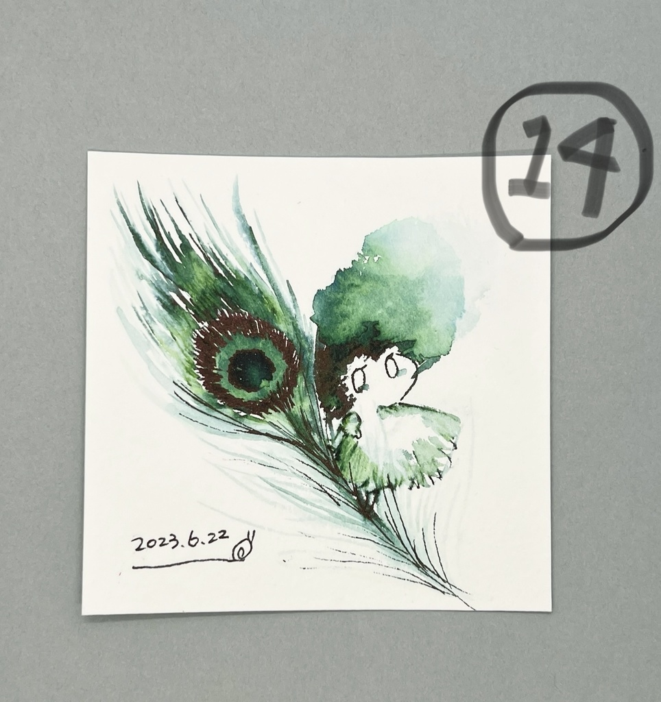 綿毛ちゃんドローイング原画