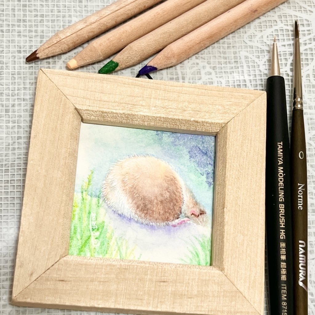 ミニ額原画「モル尻」