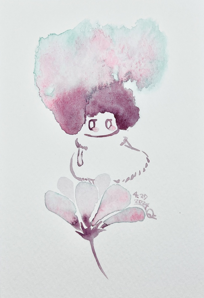 透明水彩ドローイング