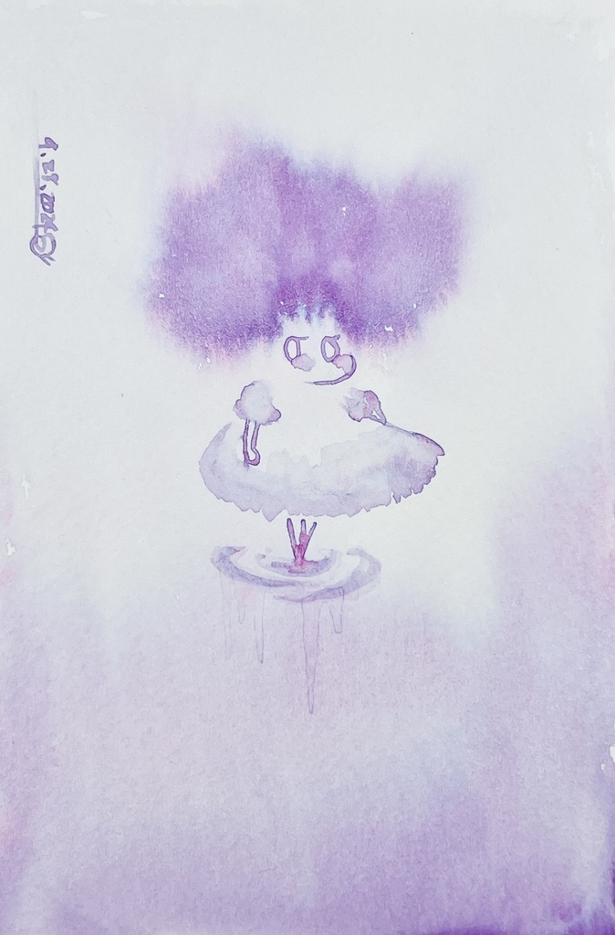 透明水彩ドローイング