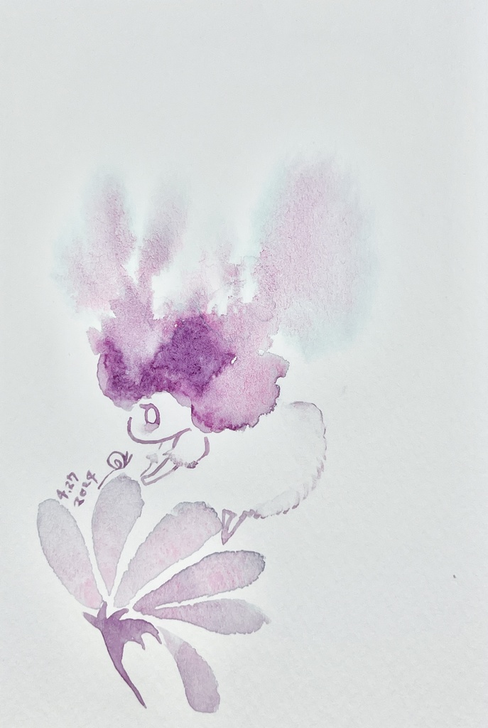 透明水彩ドローイング