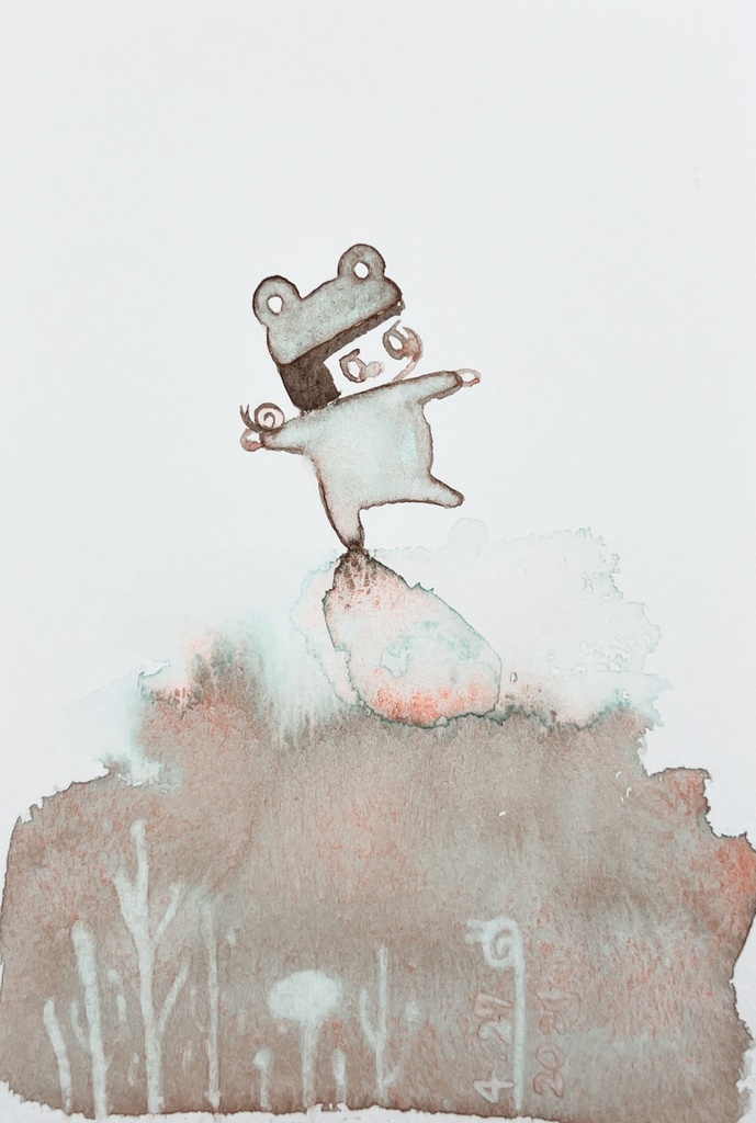 透明水彩ドローイング