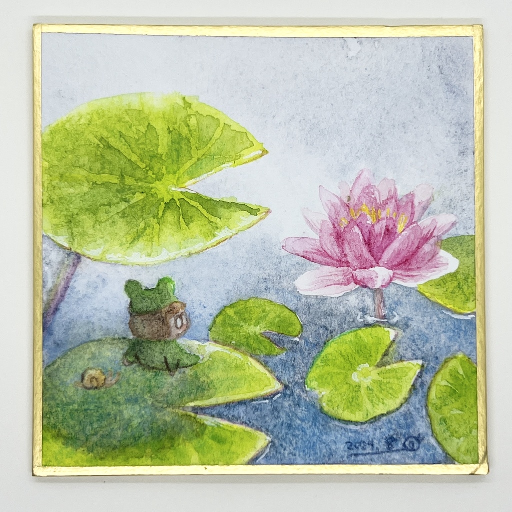 姫色紙/豆色紙「避暑」