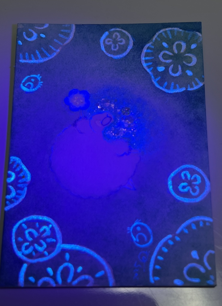 ATC原画「青が混ざる場所」