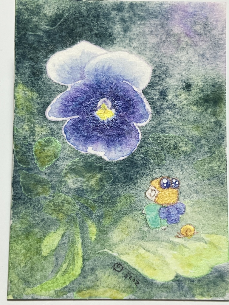 ATC原画「訪問」