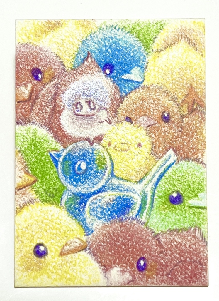 ATC原画「カラーひよこ」