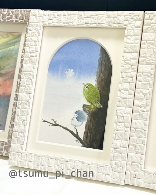 額装原画「きたかぜ」