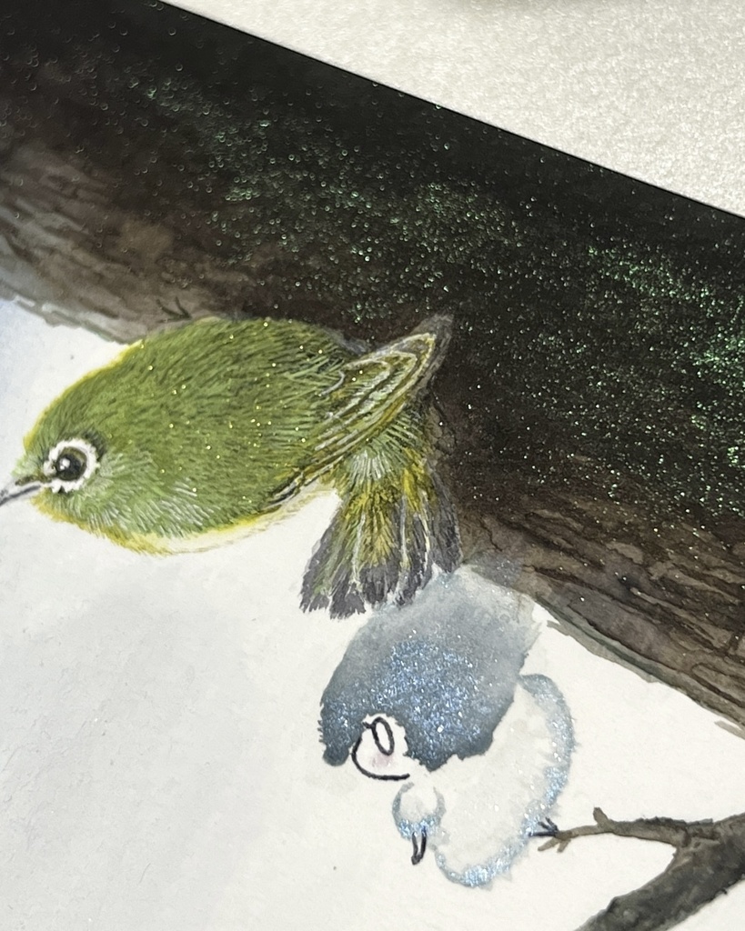 額装原画「きたかぜ」