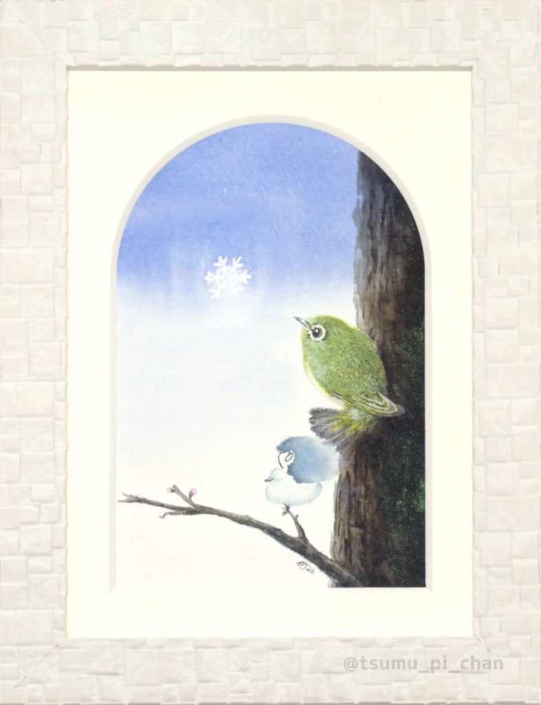 額装原画「きたかぜ」