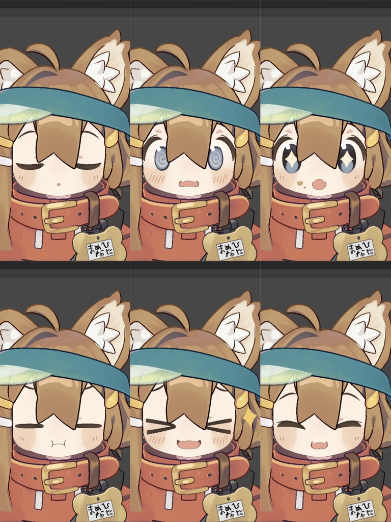 Touch Feedback System for Mamehinata 撫でると表情が変わる。