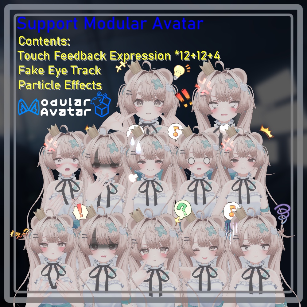 Touch Feedback System for ミルフィMilfy 撫でると表情が変わる!