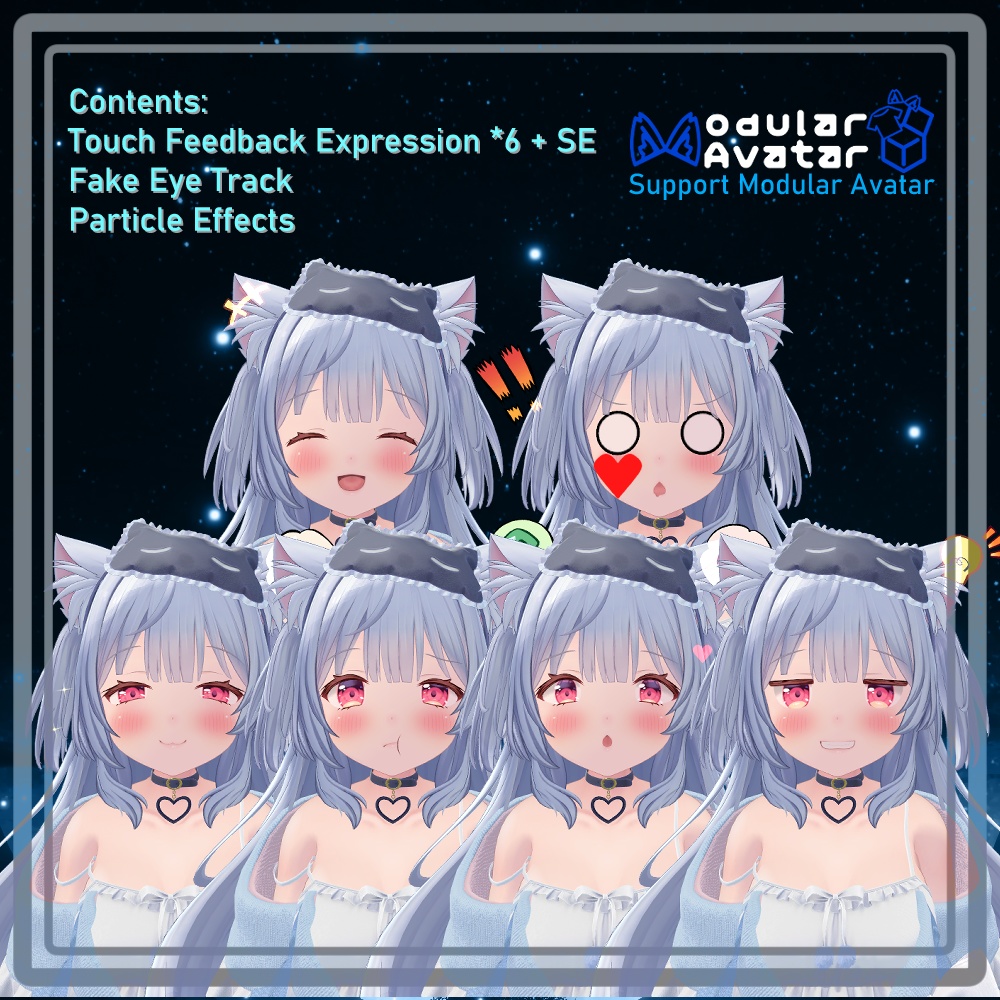 【SALE】Touch Feedback System for Yoka 撫でると表情が変わる~