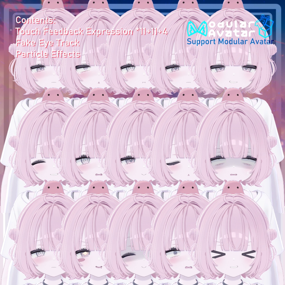 Touch Feedback System for Urara 撫でると表情が変わる!