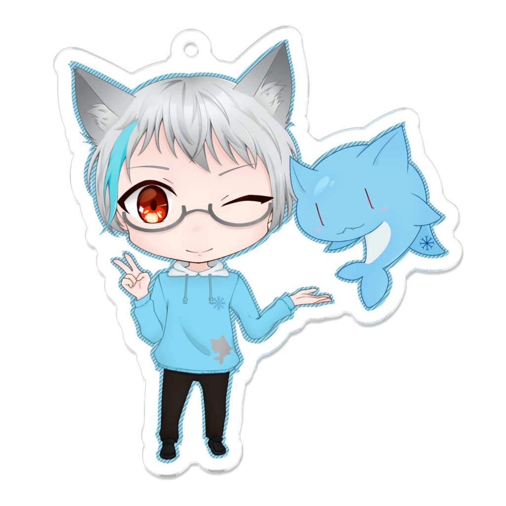 【初】雪季❄氷菓＆ゆきザメちゃん2023 アクリルキーホルダー　