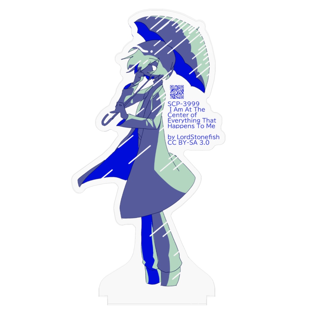 タローラン研究員のアクリルスタンド 雨