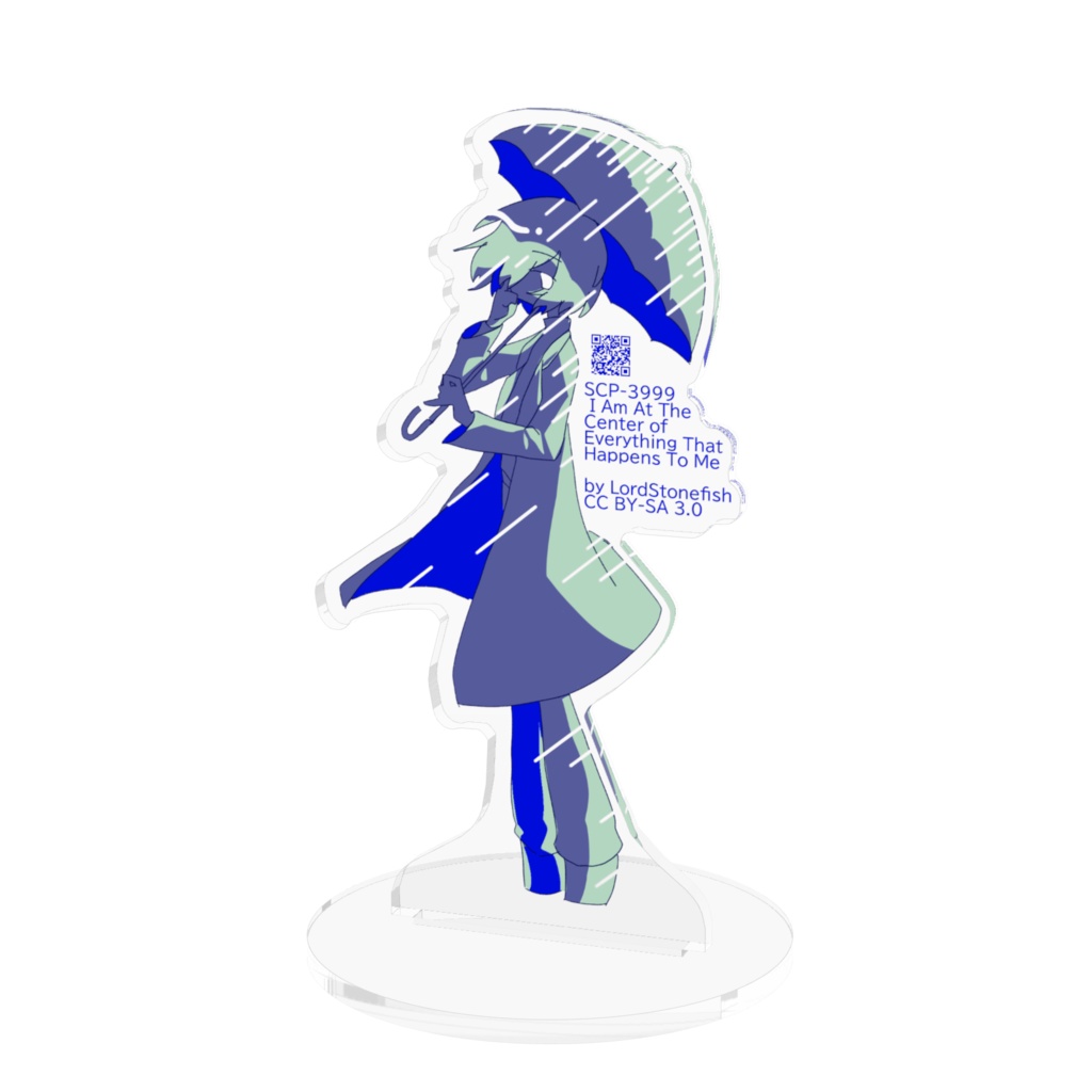 タローラン研究員のアクリルスタンド 雨
