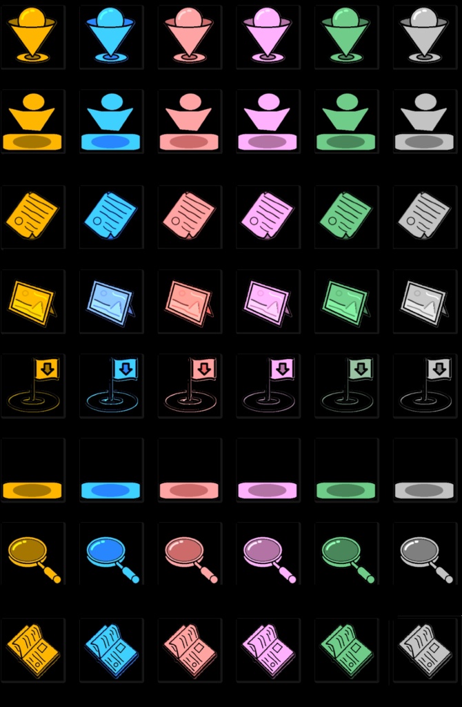 【向-路凪の雑な店】【無料】TRPG用の雑なアイコン