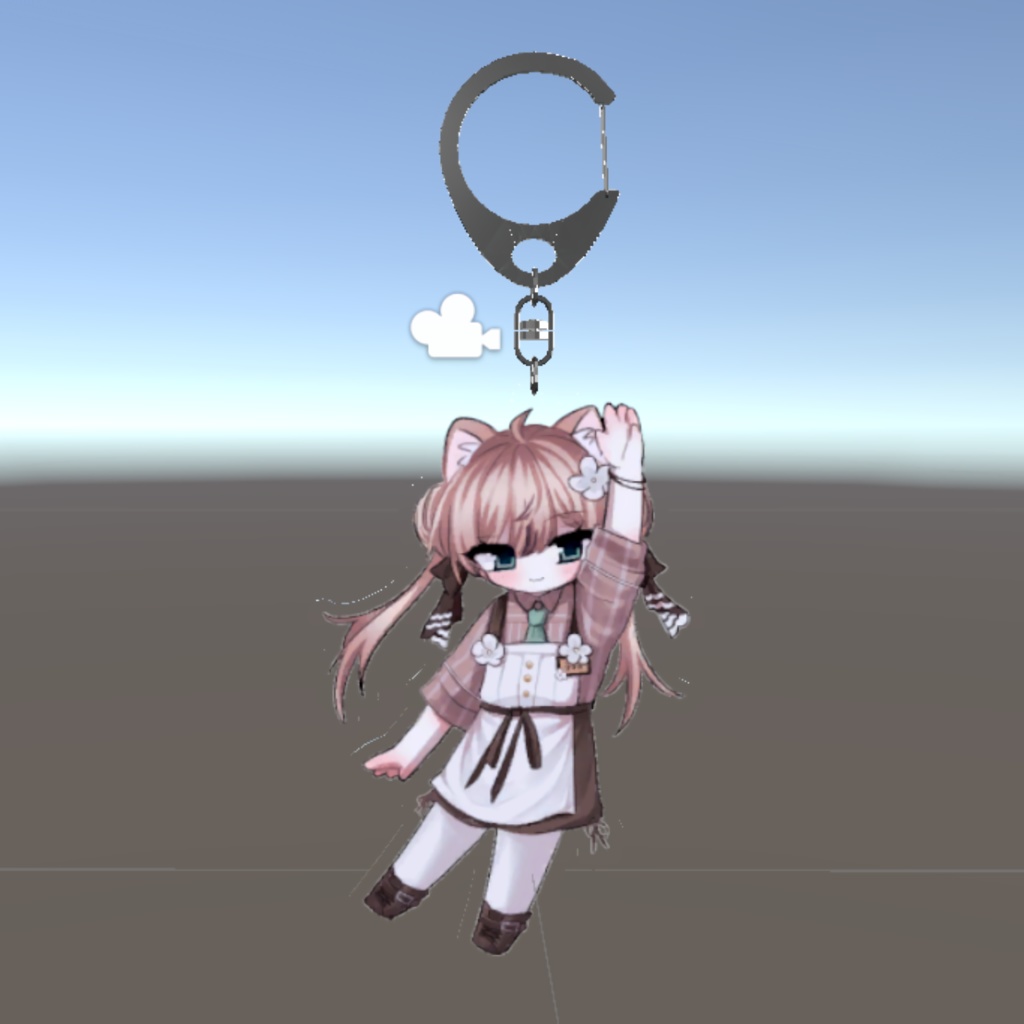 【VRChat向け】マヌカ Acrylic keychain!