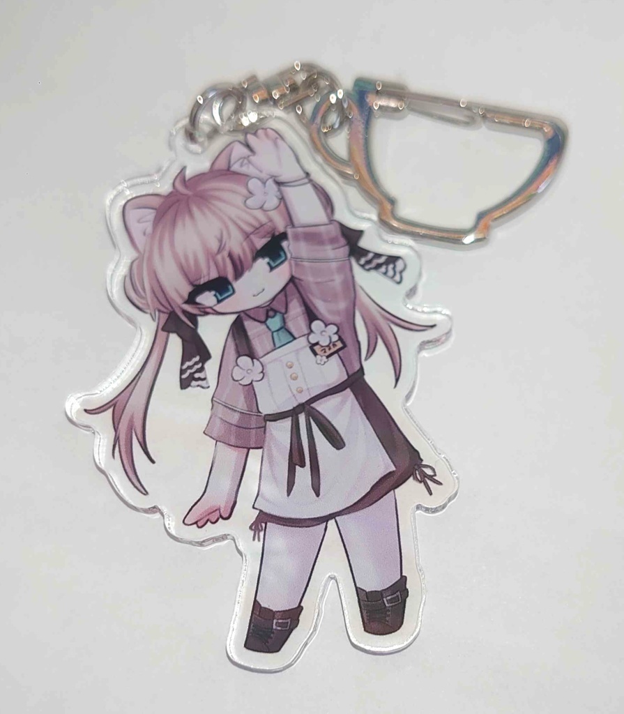 アクリルキーホルダー【マヌカ】ティーカップ型ナスカン　