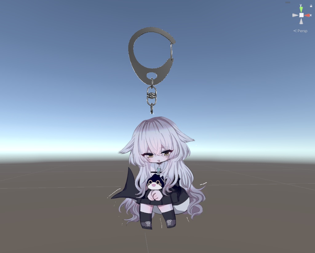 【VRChat向け】ルルネ　Acrylic keychain!