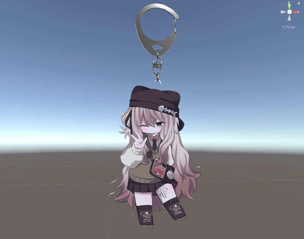 【VRChat向け】キプフェル　Acrylic keychain!