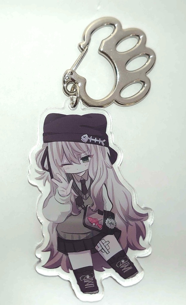 アクリルキーホルダー【キプフェル】肉球型ナスカン