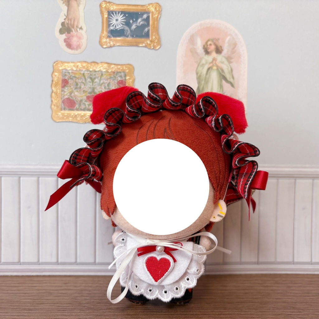 ぬい用犬耳ヘッドドレス❤️✖️スタイ❤️セット