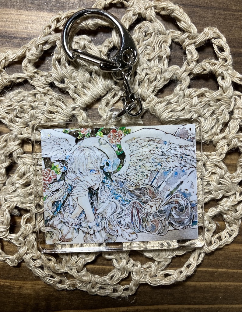 ヰ世界情緒水彩キーホルダー