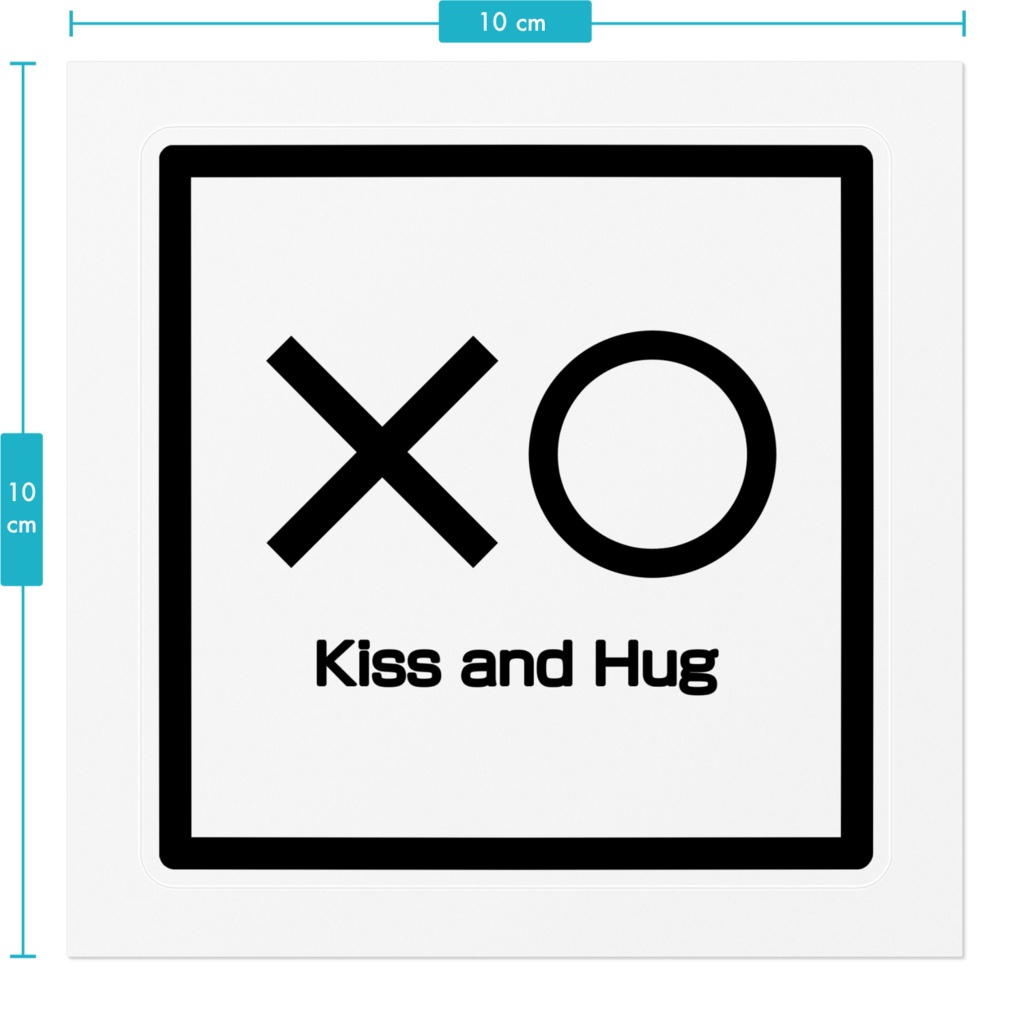 K&Hステッカー/(B)、(W)