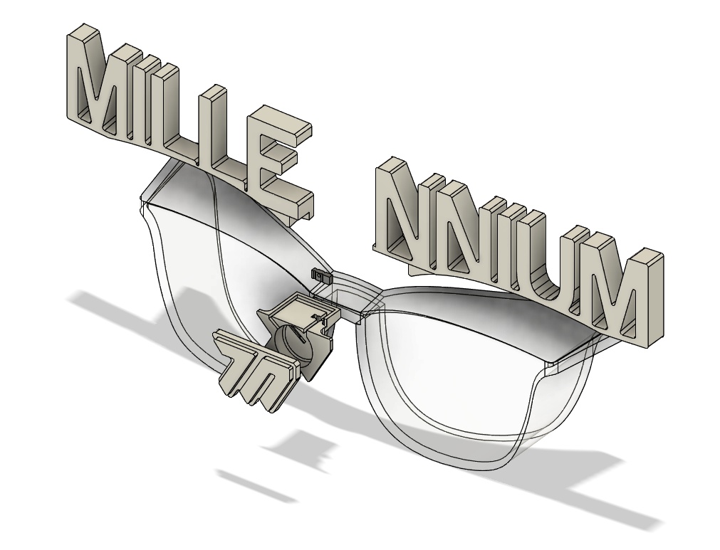 (非公式)花粉メガネ用ミレニアムサングラス改造キット