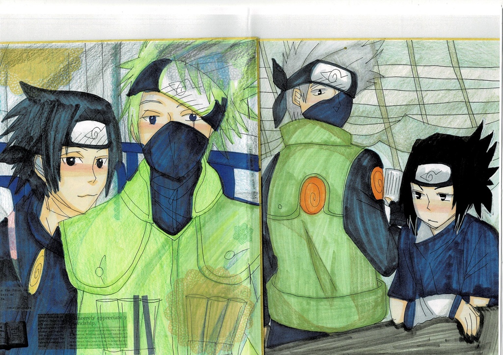 NARUTOイラスト集（カカサス）