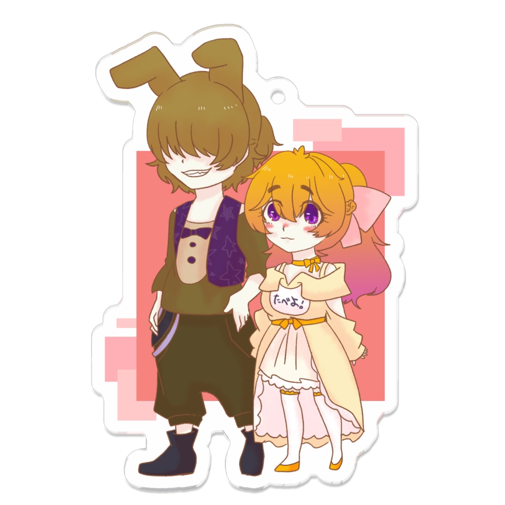 チカにこちゃんとスプリングボニーマンのアクキー