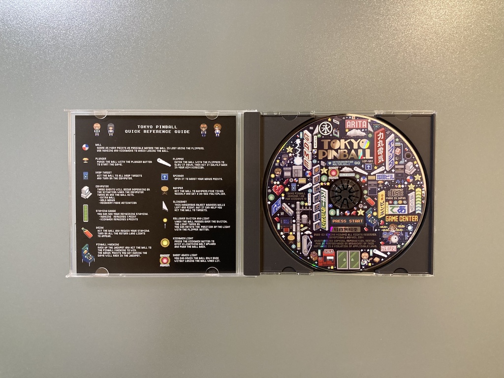 Tokyo Pinball Windows版 CD-ROM