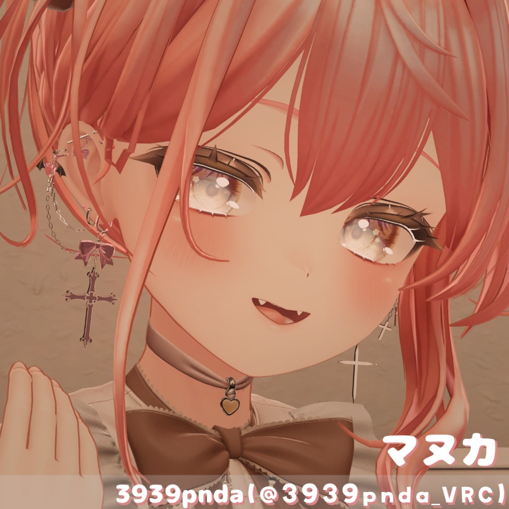 【11アバター対応】こあくまぴあす -Koakuma earring-