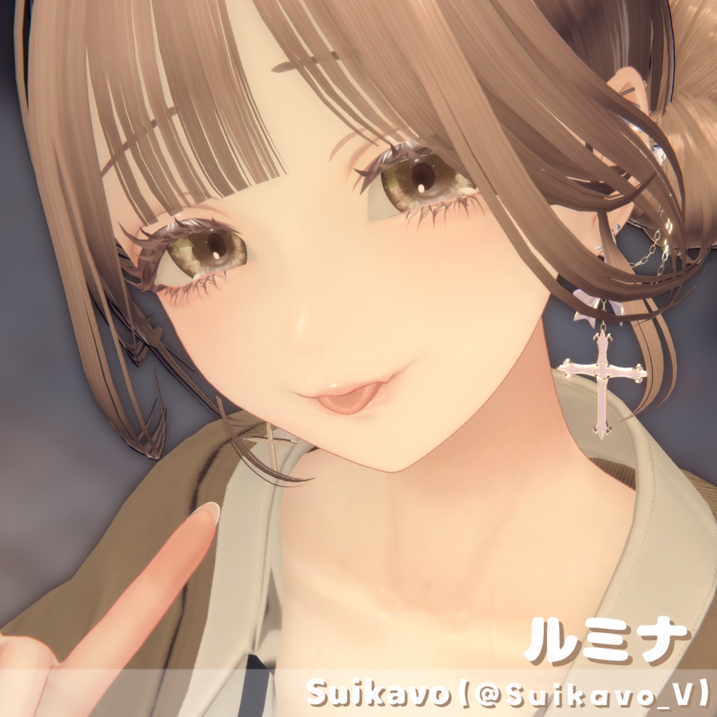 【11アバター対応】こあくまぴあす -Koakuma earring-