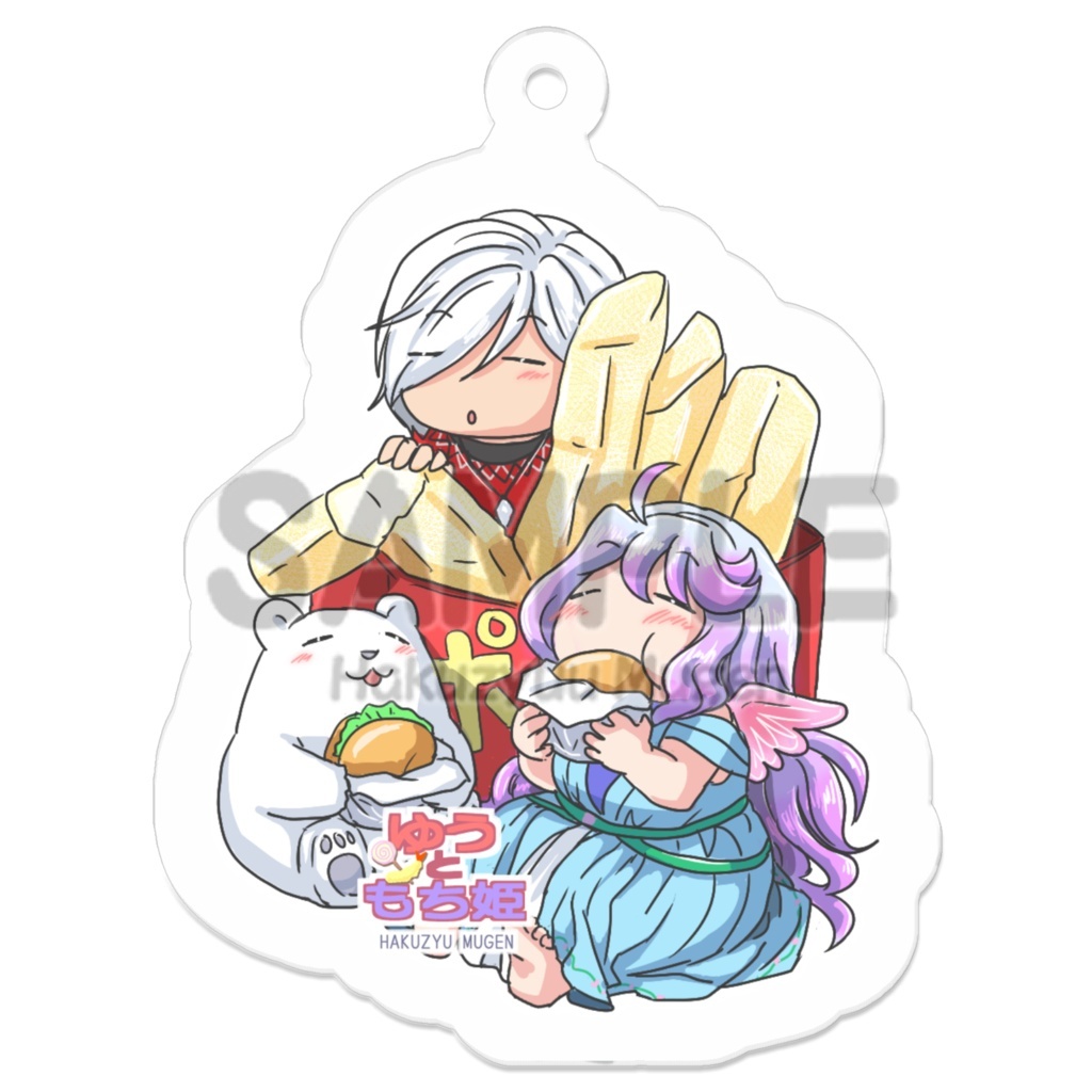 優と餅姫01アクキー