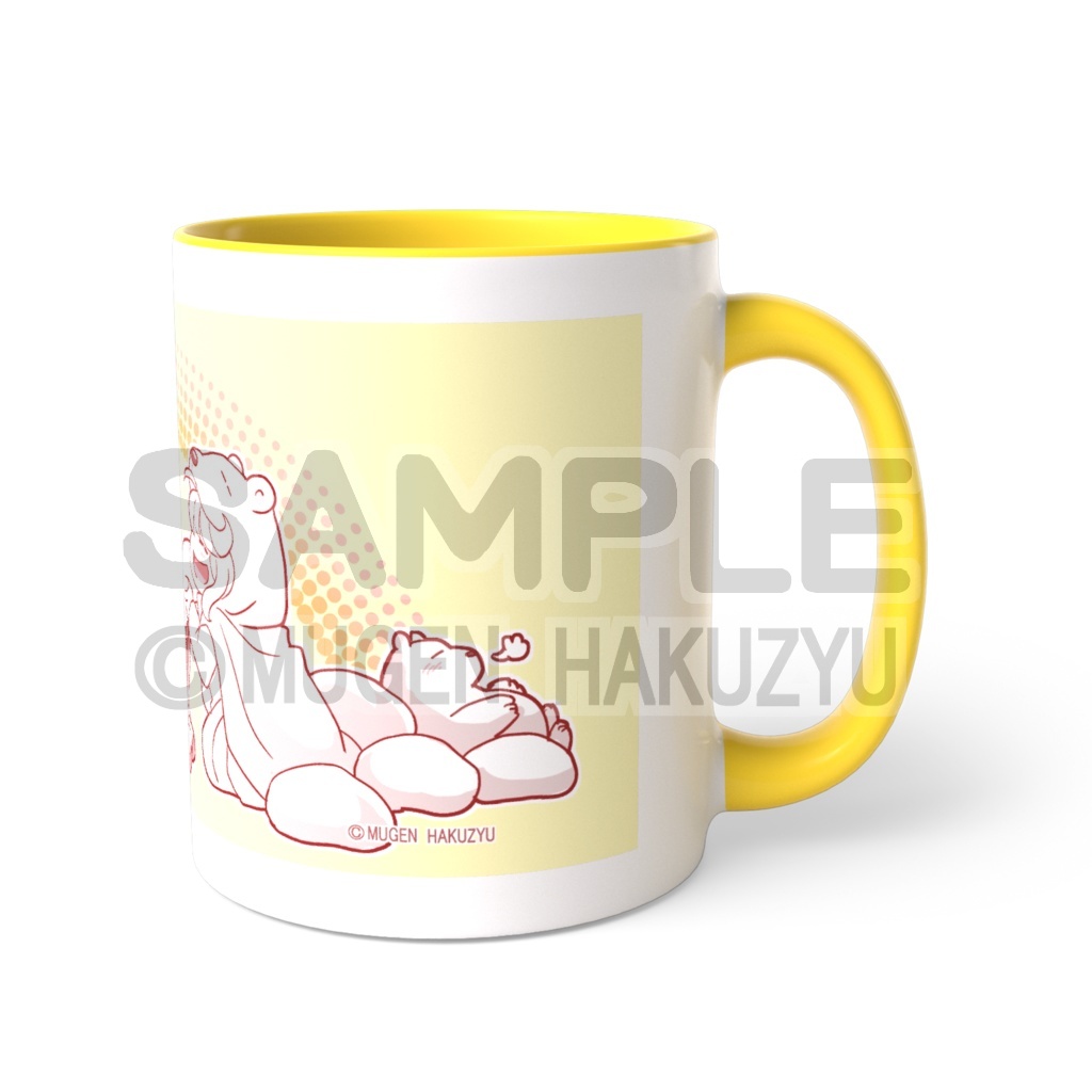 優と餅姫03クロとシロの甘雪 マグカップ