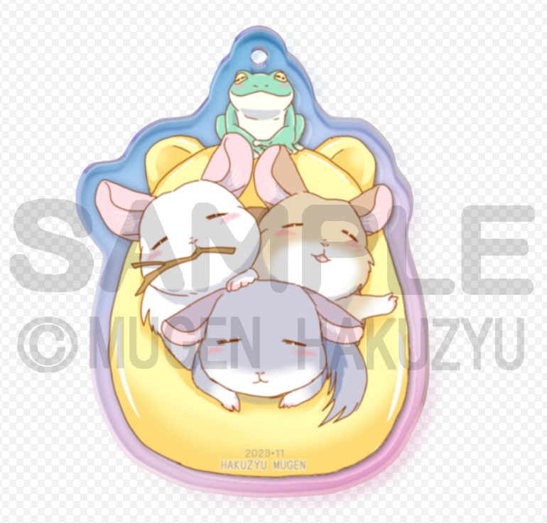 動物01チンチラとカエル