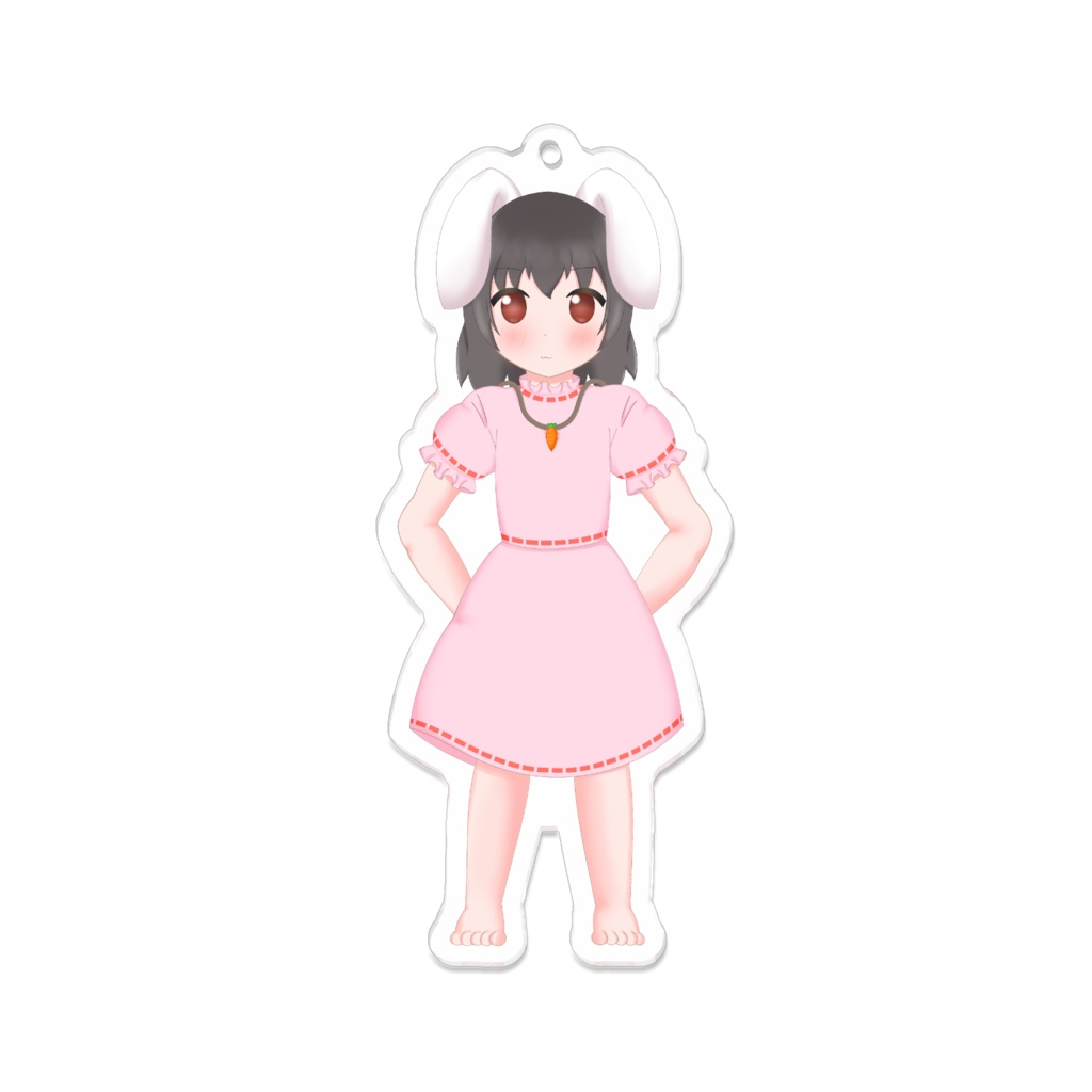 東方projectアクリルキーホルダー　因幡てゐ