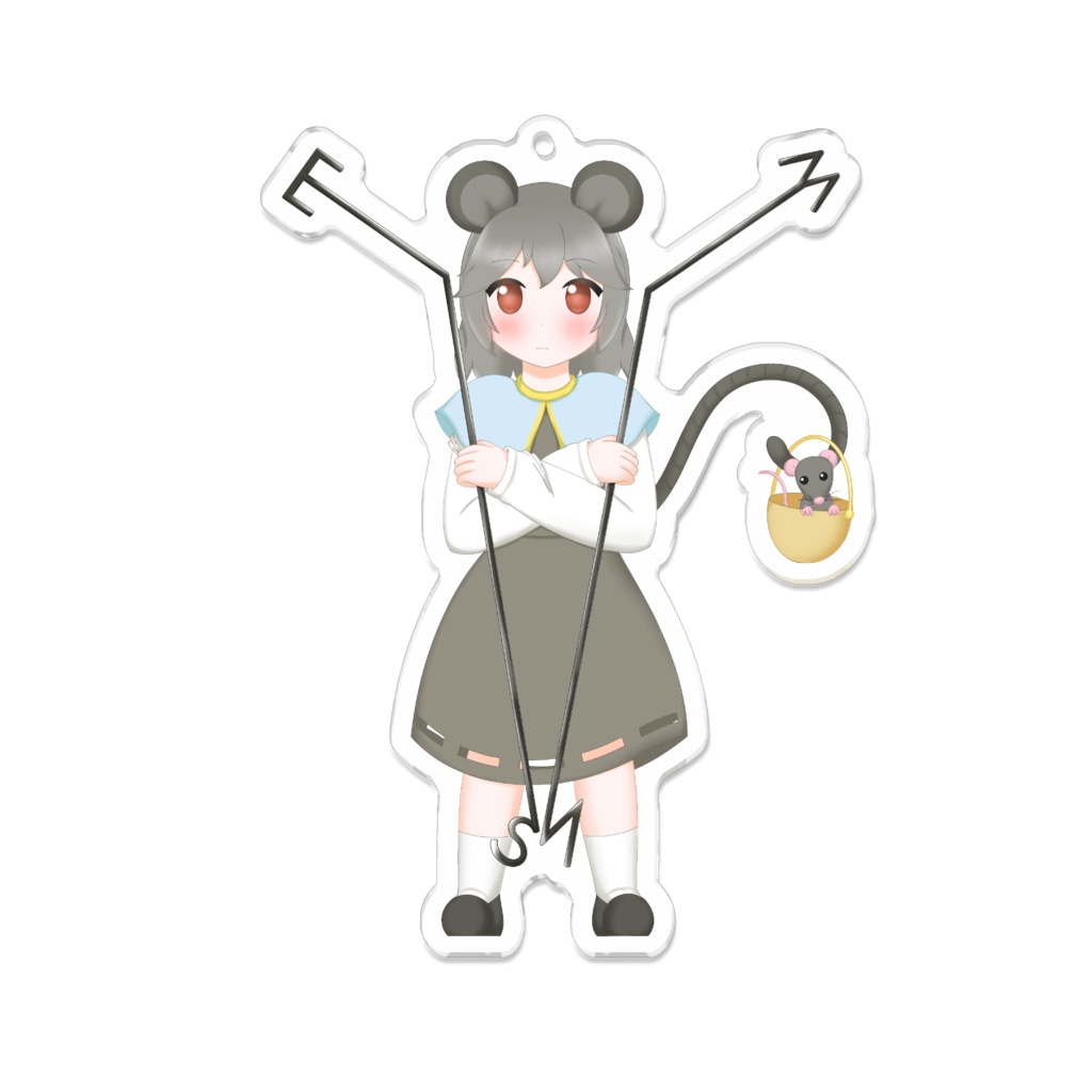 東方projectアクリルキーホルダー ナズーリン