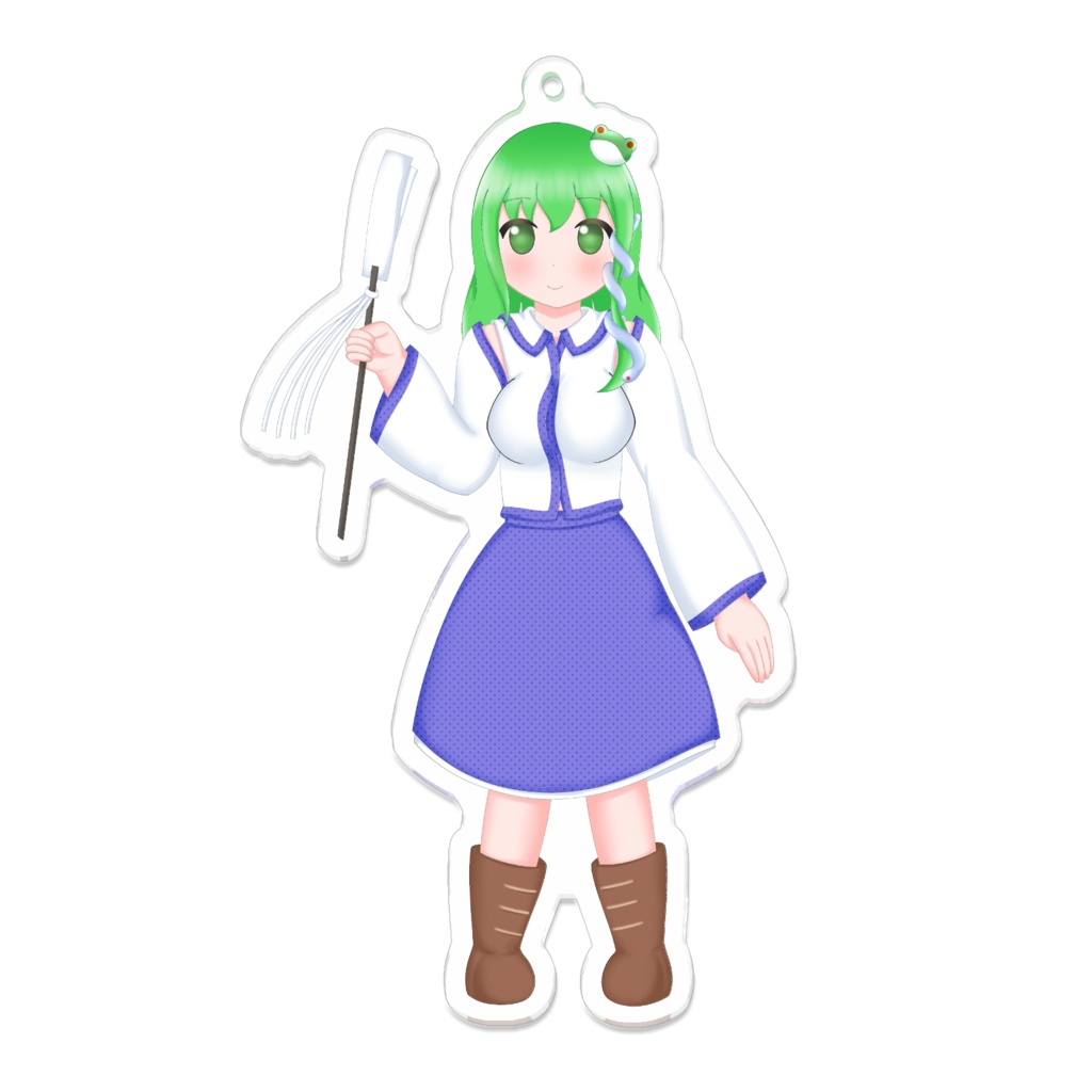 東方projectアクリルキーホルダー　東風谷早苗