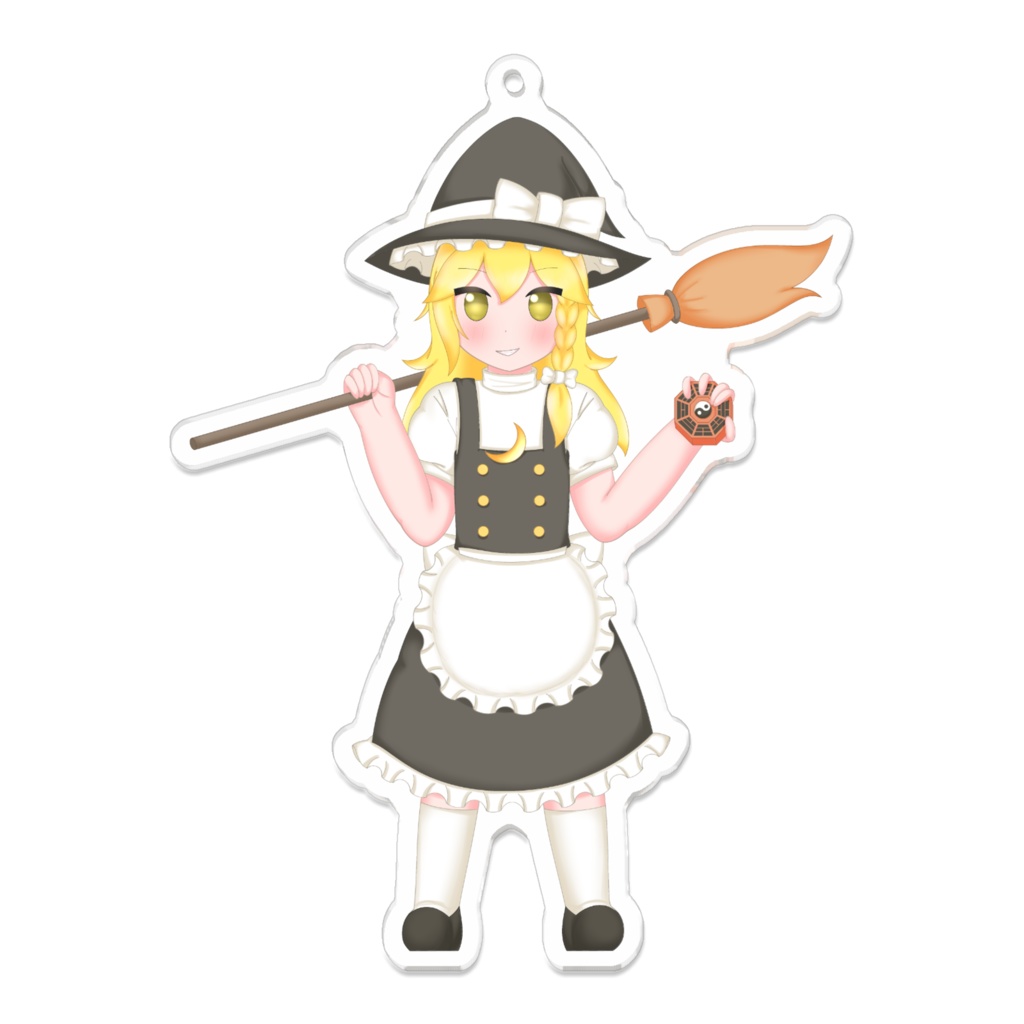 東方projectアクリルキーホルダー　霧雨魔理沙