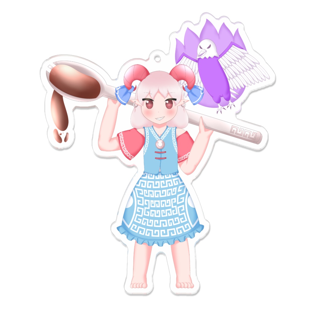 東方projectアクリルキーホルダー 饕餮尤魔 - 【二次創作】東方project